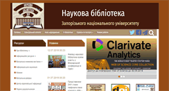 Desktop Screenshot of library.znu.edu.ua